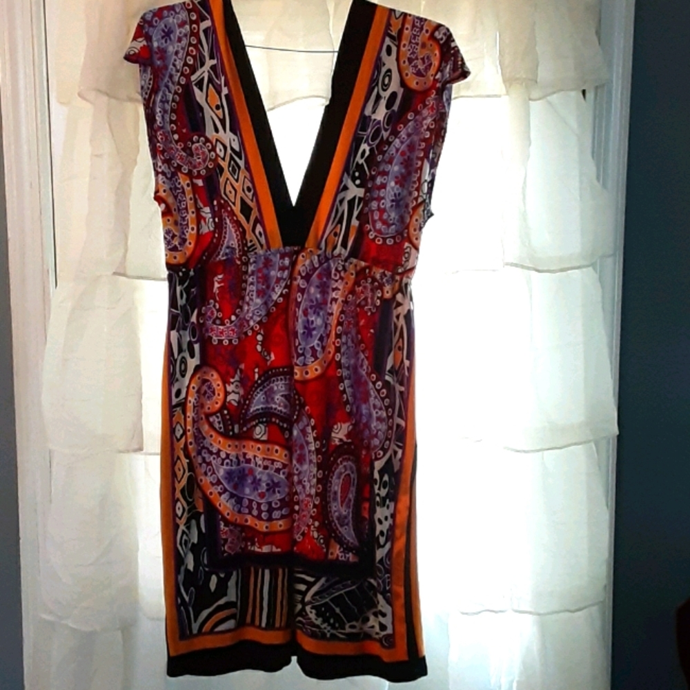 Print, stretch dress